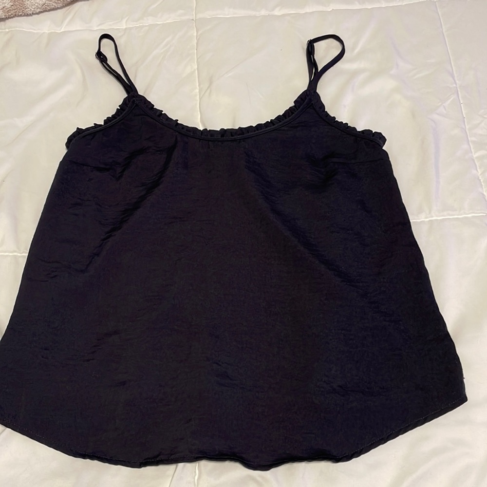 Abercrombie satin tank